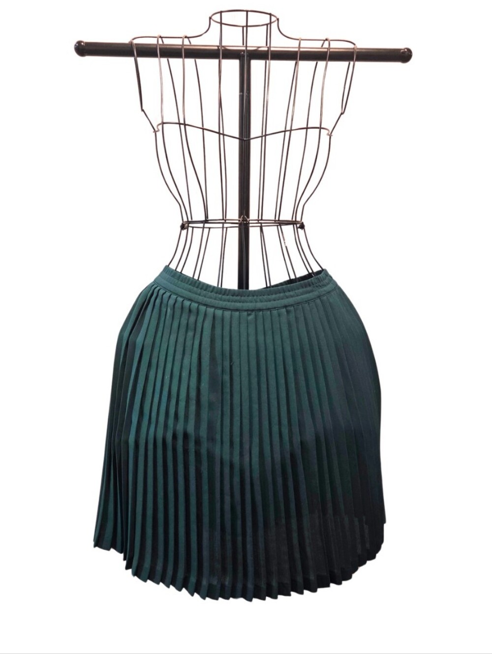 Esprit Pleated Skater Skirt in Deep Teal